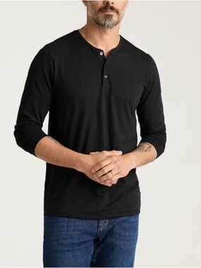 BONOBOS Pima Performance Long Sleeve Henley